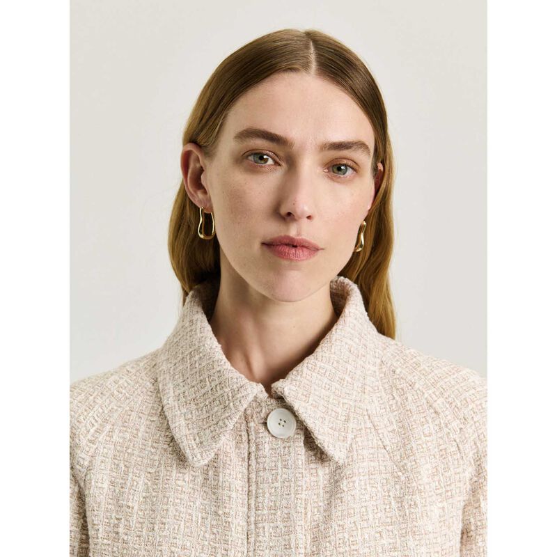 Veronika Maine European Tweed Button Through Jacket image number 2